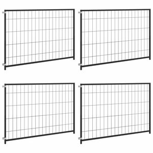 vidaXL Chenil Noir 300x100x70 cm Acier