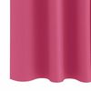vidaXL Rideaux occultants avec anneaux 2 pcs Rose vif 260 x 140 cm