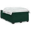 vidaXL Sommier &agrave; lattes de lit avec matelas vert fonc&eacute; 120x190 cm