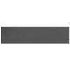 vidaXL T&ecirc;te de lit murale 12 pc 60 x 15 cm Gris tissu