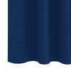 vidaXL Rideaux occultants avec anneaux 2 pcs Bleu fonc&eacute; 225 x 140 cm