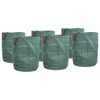 vidaXL Sacs &agrave; D&eacute;chets de Jardin 12 pcs Vert 66 x 66 x 83,5 cm