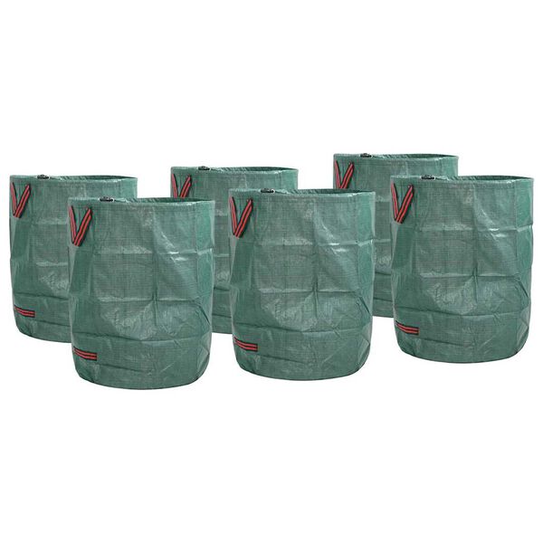 vidaXL Sacs &agrave; D&eacute;chets de Jardin 12 pcs Vert 66 x 66 x 83,5 cm