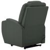 vidaXL Fauteuil de massage Anthracite Similicuir