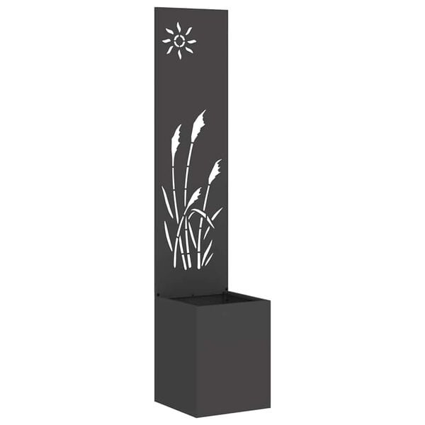 vidaXL &Eacute;cran de confidentialit&eacute; de jardin Fretwork Noir 32 x 150 cm
