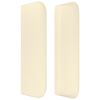 vidaXL T&ecirc;te de lit avec oreilles Cr&egrave;me 163x16x78/88 cm Similicuir
