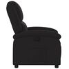 vidaXL Fauteuil inclinable Noir Tissu