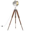 vidaXL Lampadaire &agrave; tr&eacute;pied bois de manguier massif 165 cm