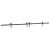 vidaXL Kit de quincaillerie de porte coulissante 305 cm acier noir