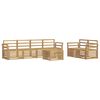 vidaXL Ensemble de canap&eacute;s d'ext&eacute;rieur 7 pcs Blanc