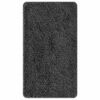 vidaXL Tapis de bain antidérapant Gris foncé 70 x 120 cm PP