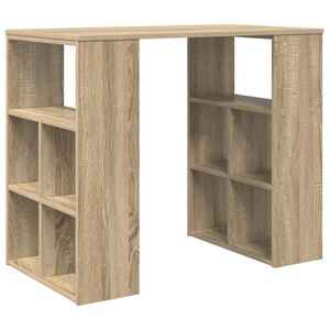 vidaXL Bureau Ch&ecirc;ne Sonoma Bois d'ing&eacute;nierie 90 x 50 x 75 cm