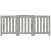 vidaXL Cache-radiateur gris béton 205x21,5x83,5 cm bois d'ingénierie