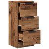 vidaXL Buffet vieux bois 30x30x70 cm bois d'ing&eacute;nierie