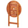 vidaXL Ensemble &agrave; manger d'ext&eacute;rieur pliable 3 pcs Bois d'eucalyptus