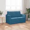 vidaXL Canap&eacute;-Lit 110cm Bleu Velours