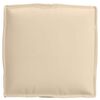 vidaXL Coussin 4 pcs Beige 40 x 40 x 8 cm Tissu Oxford