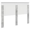 vidaXL T&ecirc;te de lit Gris b&eacute;ton 140 cm Bois d'ing&eacute;nierie