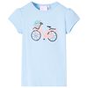 T-shirt pour enfants bleu clair 140