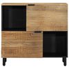 vidaXL Buffet marron 80x33x75 cm bois massif de manguier