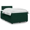 vidaXL Sommier &agrave; lattes de lit avec matelas vert fonc&eacute; 120x190 cm