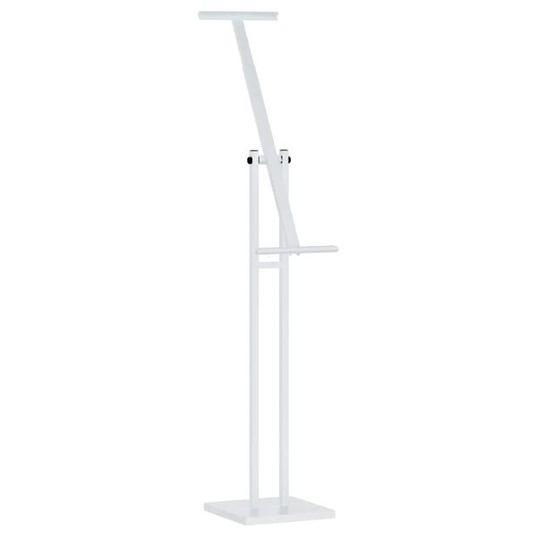 vidaXL Pr&eacute;sentoirs de salon Blanc 26,5 x 26,5 x 150 cm Acier