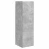 vidaXL Ensemble de meuble TV mural 4 pcs Gris b&eacute;ton Bois d'ing&eacute;nierie