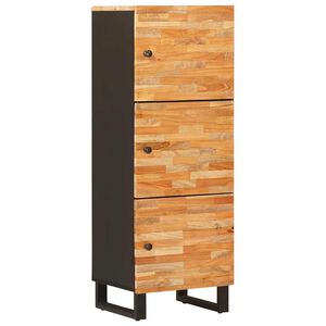 vidaXL Buffet de Rangement avec &eacute;tag&egrave;re Marron 40 x 33,5 x 110 cm