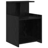 vidaXL Cabinet de chevet 2 pcs Ch&ecirc;ne noir 40 x 35 x 60 cm