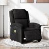 vidaXL Fauteuil inclinable de massage &eacute;lectrique noir velours