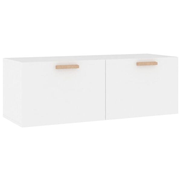 vidaXL Armoire murale Blanc 100x36,5x35 cm Bois d'ing&eacute;nierie