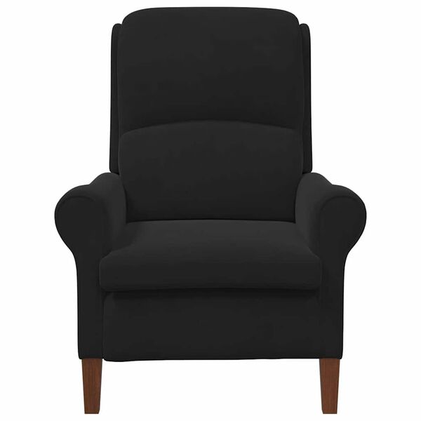 vidaXL fauteuil Noir 76 x 94 x 102 cm Velours