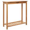 vidaXL Ensemble de bar 3 pcs Bois de chêne massif