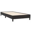 vidaXL Sommier &agrave; lattes de lit avec matelas noir 100x220 cm velours
