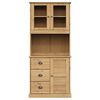vidaXL Buffet haut VIGO 78x40x175 cm bois massif de pin
