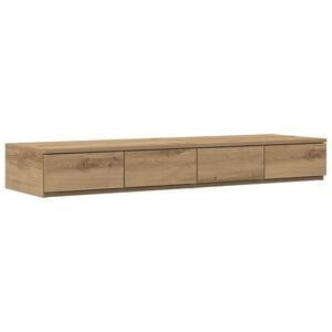 vidaXL Tiroirs de lit Ch&ecirc;ne artisanal 120 x 36,5 x 16,5 cm