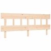 vidaXL Cadre de lit sans matelas 200x200 cm bois massif de pin