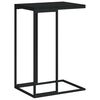 vidaXL Table d'appoint Noir 40x30x59 cm Bois d'ing&eacute;nierie
