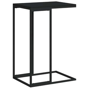 vidaXL Table d'appoint Noir 40x30x59 cm Bois d'ing&eacute;nierie
