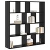 vidaXL Biblioth&egrave;que Ch&ecirc;ne noir 132 x 29 x 141,5 cm Bois d'ing&eacute;nierie