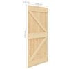 vidaXL Porte 100x210 cm Bois de pin massif