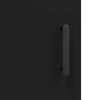 vidaXL Armoire murale noir 69,5x34x90 cm bois d'ing&eacute;nierie