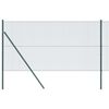 vidaXL Cl&ocirc;ture en fils soud&eacute;s pour fixation au sol 50 x 1,4 m Vert