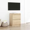vidaXL Meuble TV chêne sonoma 40x35x54 cm bois d'ingénierie