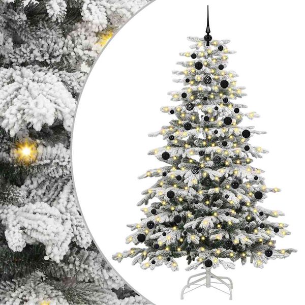 vidaXL Sapin de No&euml;l Artificiel &agrave; Branches Articul&eacute;es Blanc 240 cm