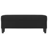 vidaXL Banc Noir 100x35x41 cm Similicuir