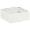 vidaXL Cache-pot de jardin Blanc 100 x 100 x 50 cm