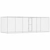 vidaXL Cage pour chien Argent&eacute; 600 x 200 x 200 cm Acier galvanis&eacute;