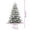 vidaXL Sapin de No&euml;l Artificiel &agrave; Branches Articul&eacute;es Blanc 240 cm
