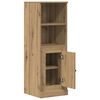 vidaXL Buffet haut chêne artisanal 36x35,5x103,5 cm bois d'ingénierie